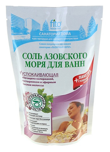 Соль для ванн fito 530г. Азовского моря Успокаивающая 6108 (10)