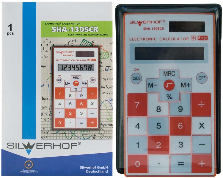 Калькулятор SILWERHOF SCHOOL SHA-130SCR