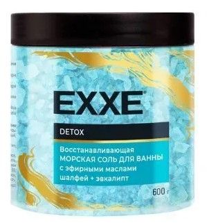 Соль для ванн EXXE 600г. Восстанавливающая DETOX