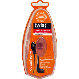 Губка для обуви Twist Бесцвет. с дозатором