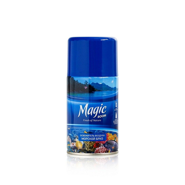 Освежитель воздуха Magic Boom 250мл. Сменный блок Морской бриз
