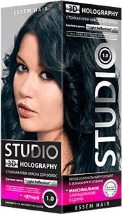Краска д/волос Studio 1.0 Черный (6)