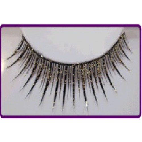 Ресницы накладные TF Fashion Lashes с золотым блеском 121