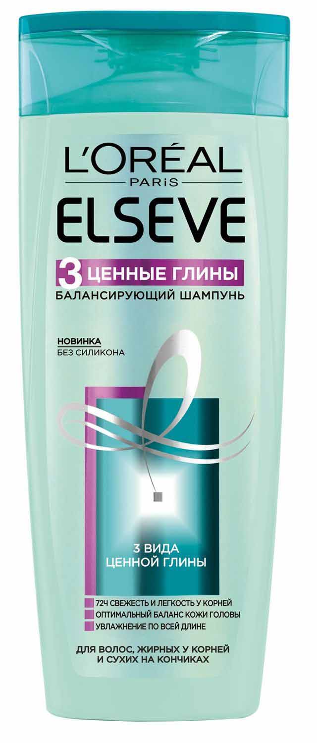 Шампунь Loreal Elseve 400мл. Глина+подарок