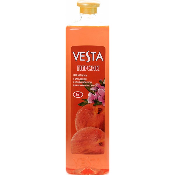 Шампунь Vesta 1л. 2в1 Персик (12)