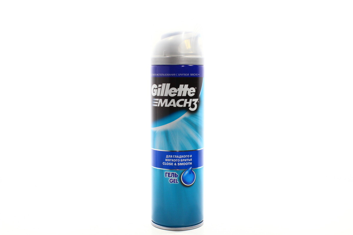 Гель д/бритья Gillette 200мл. Мак3 Гладкость и мягкость