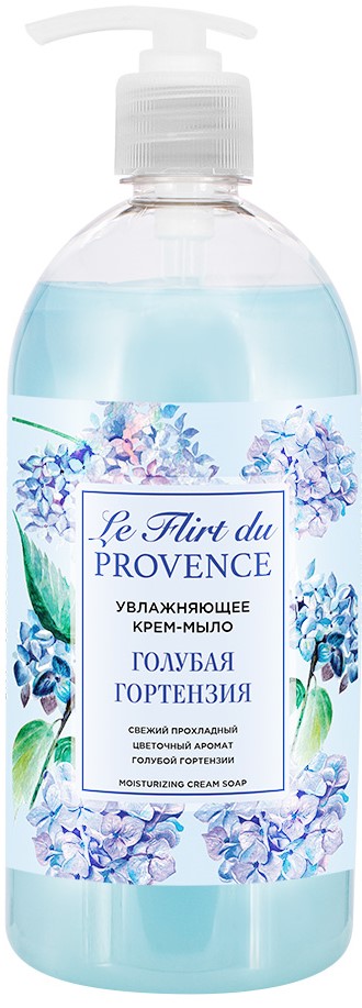 Мыло жидк. Le Flirt 1л. Голубая гортензия (6)
