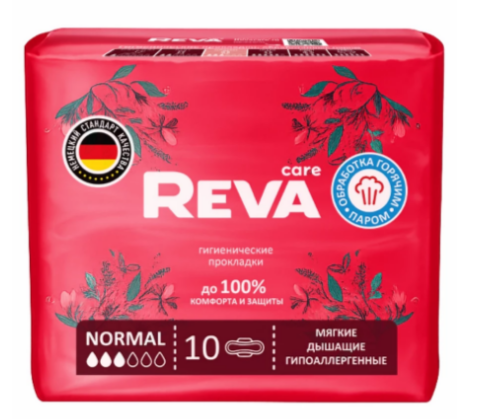 Прокладки Reva Care Normal 10шт. 1447