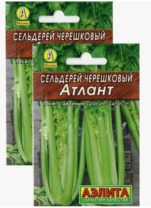Семена сельдерей черешковый и листовой Атлант Лидер Аэлита (уп.10)