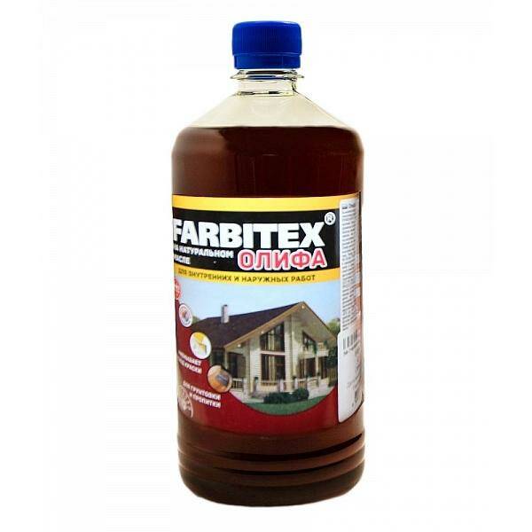 Олифа FARBITEX 1л. (12)