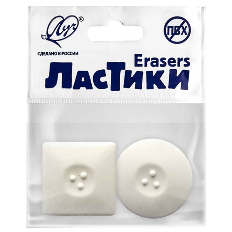 Ластик Луч Геометрия 2шт
