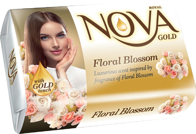 Мыло Nova gold 85г. Цветочный цветок (уп.6)