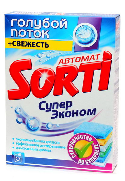 Стир.порошок Сорти авт. 350г. Суперэконом (24)