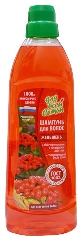Шампунь ДВС 1л. Женьшень (12)