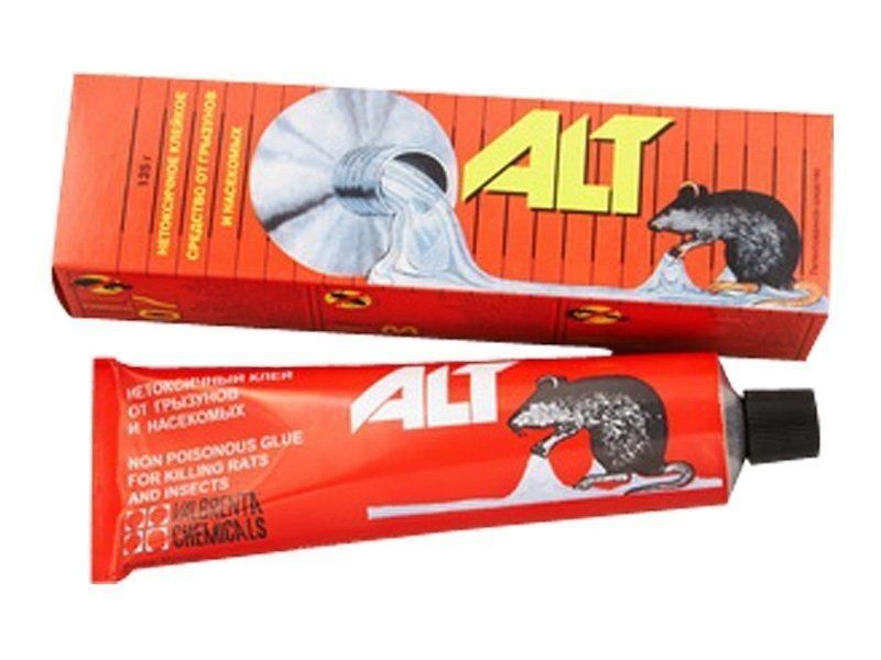 Клей от грызунов и мух ALT 135г.