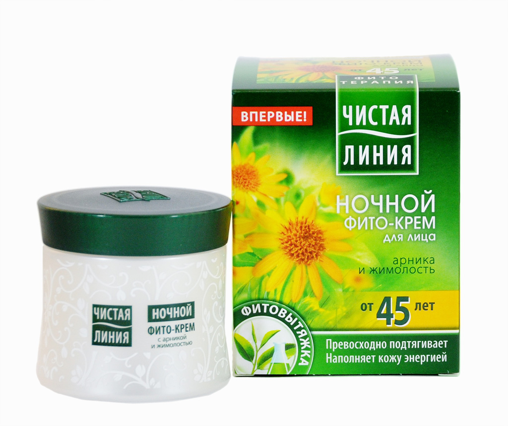 Крем Чист. линия 45мл. ФИТО-крем 45+ день арника и жимолость (12)
