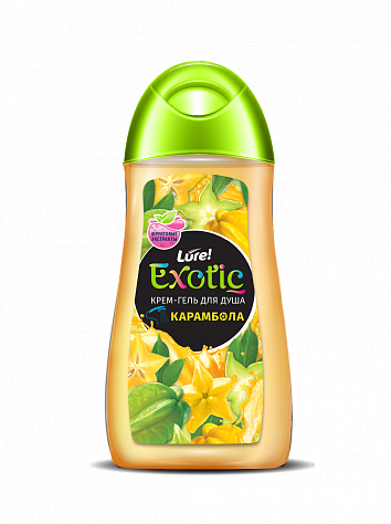 Гель для душа LureExotic 300мл. Карамбола (флакон/бушон)