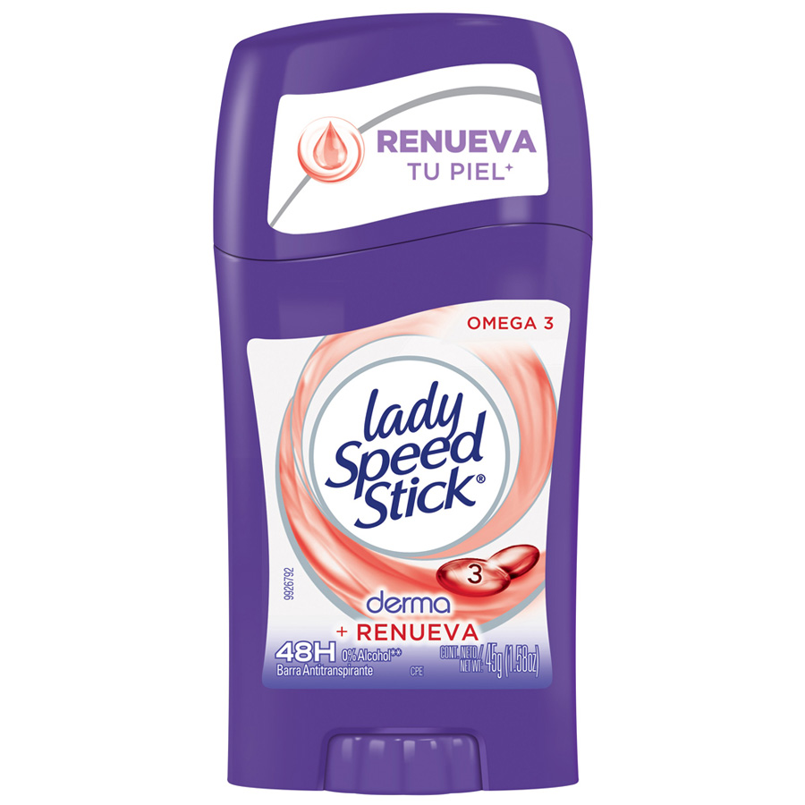 Дез. тверд. LadySpeedStick 45г жен. Дерма Омега 3
