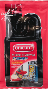 Ср-во UNICUM 70г. Tornado для прочистки труб гранулы