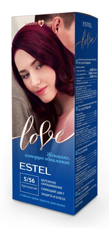 Краска д/волос Estel Love 5/56 Бургундский (10)