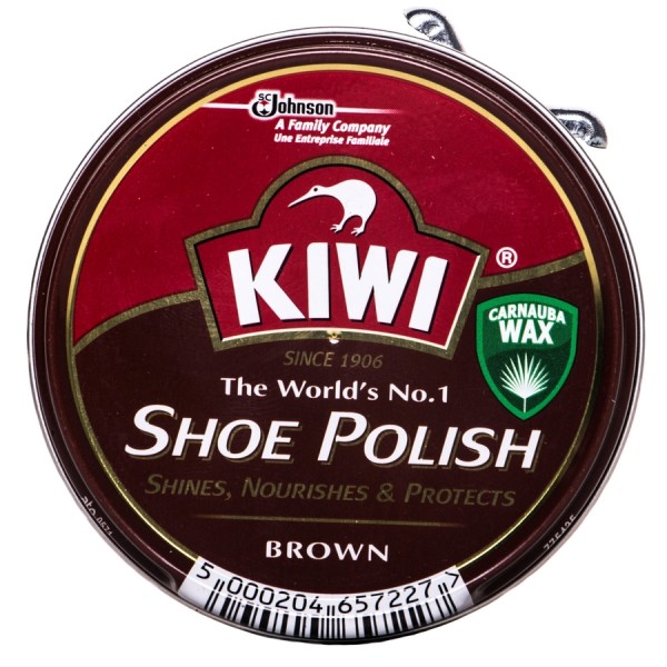 Крем для обуви KIWI 50мл. коричн.