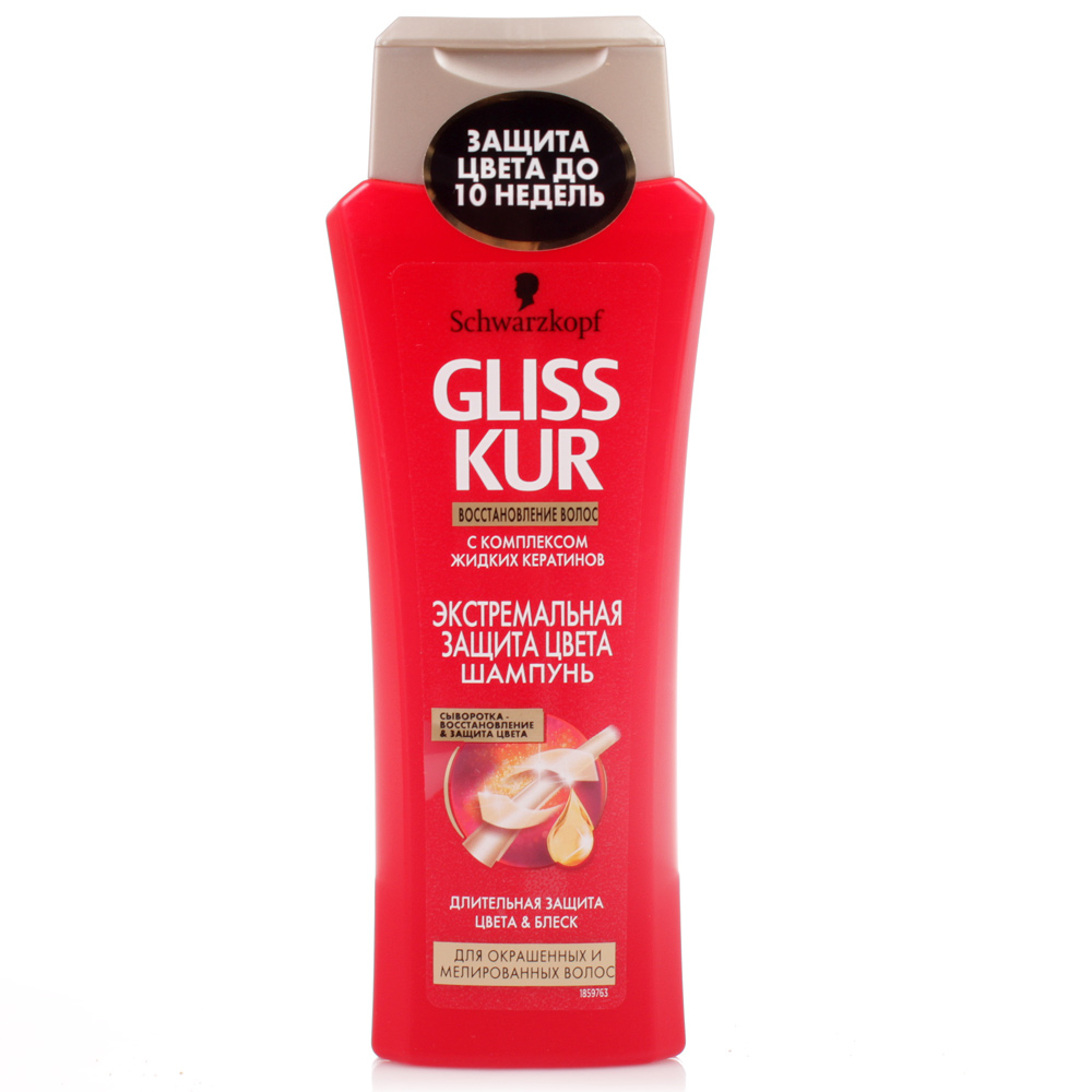 Шампунь Gliss Kur 250мл. Экстремальная защита цвета