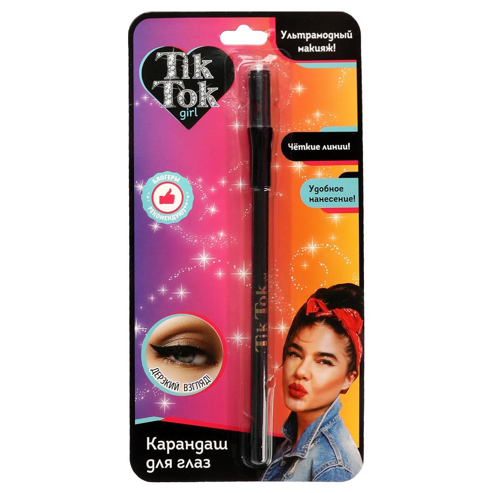 Карандаш д/глаз TIK TOK GIRL черный