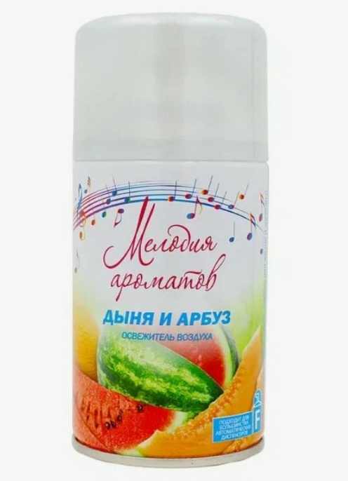 Освежитель воздуха Мелодия ароматов 230мл. Сменный блок Дыня и арбуз (12)