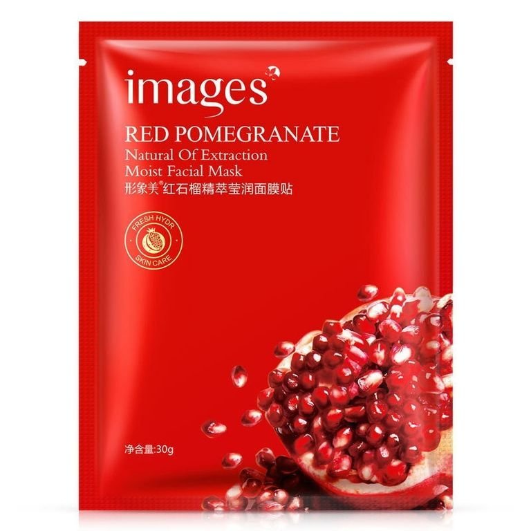 Маска д/лица Images Red Pomegranate тканевая для лица с экстрактом граната 5023