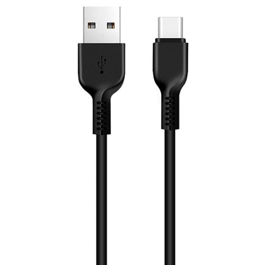 Кабель USB Type-C 2м 3А черный HOCO X20