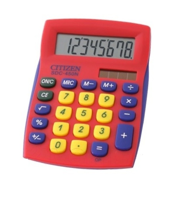 Калькулятор 8разр. Citizen SDC450NRDCFS