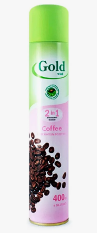 Освежитель воздуха Gold 400мл. Coffee