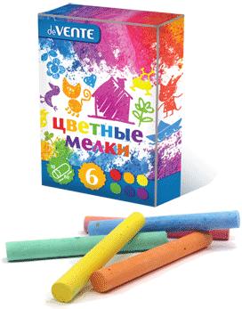 Набор мела цветного 6шт. deVente Cosmo карт.уп.