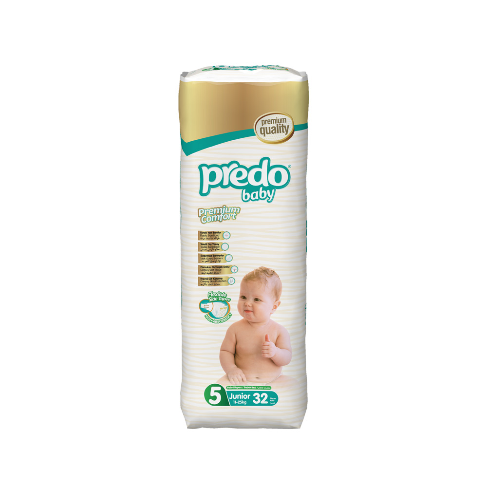 Подгузн. Predo baby --5-- 11-25кг. 32шт. Джуниор