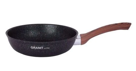 Сковорода 26см. алюм. с ручкой, АП линия "Granit ultra" (blue) сгг260а