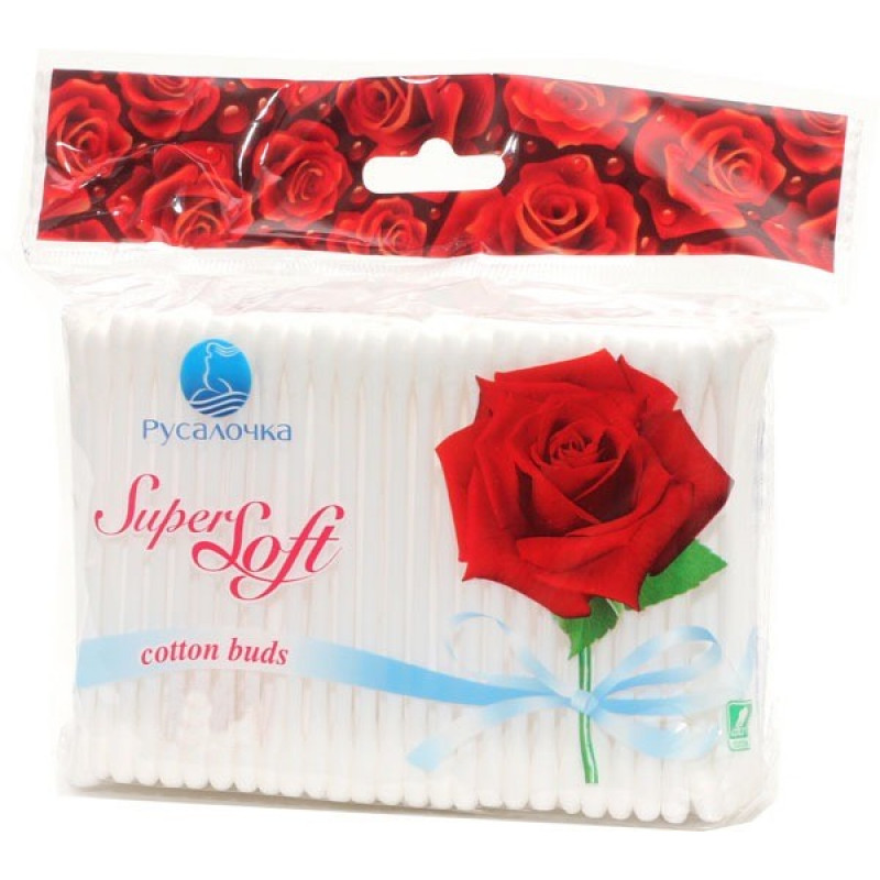 Ватные палочки Super Soft 160шт. Русалочка 434776