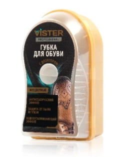 Губка для обуви Vister бесцвет. с дозатором сил. д/гладкой кожи (48)