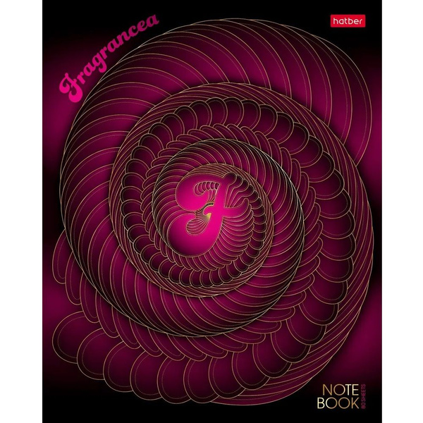 Тетрадь 80л. КЛ. Хатбер 3D фольга ScroLL