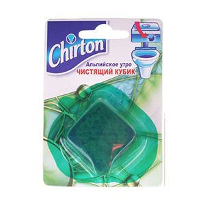 Освежитель для унитаза Chirton 50гр. Кубик Альпийское утро