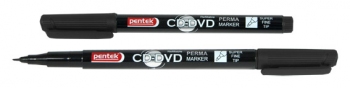 Маркер CD-DVD ЧЕРНЫЙ Silwerhof 0.1 мм PENTEK (уп.12шт.)