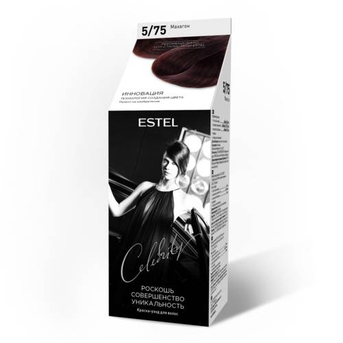 Краска д/волос Estel Celebrity 5/75 Махагон