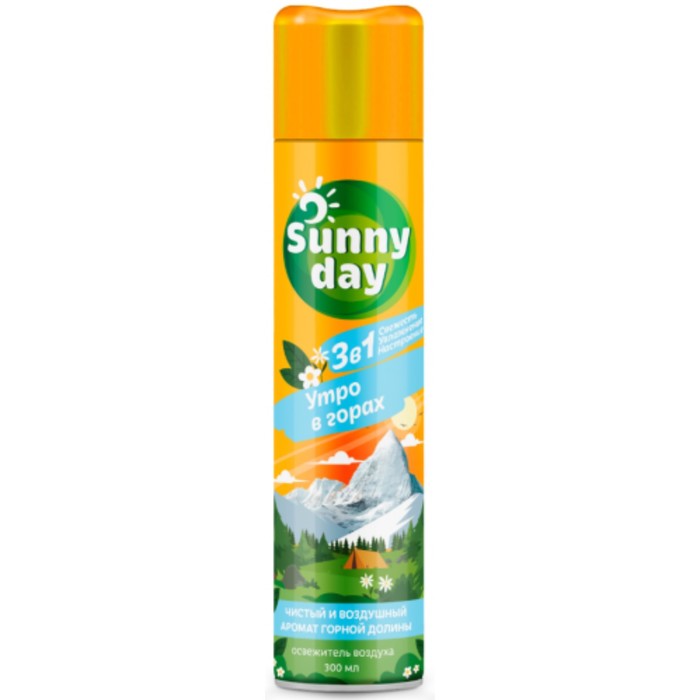 Освежитель воздуха SunnyDay 300мл. Утро в горах (12)