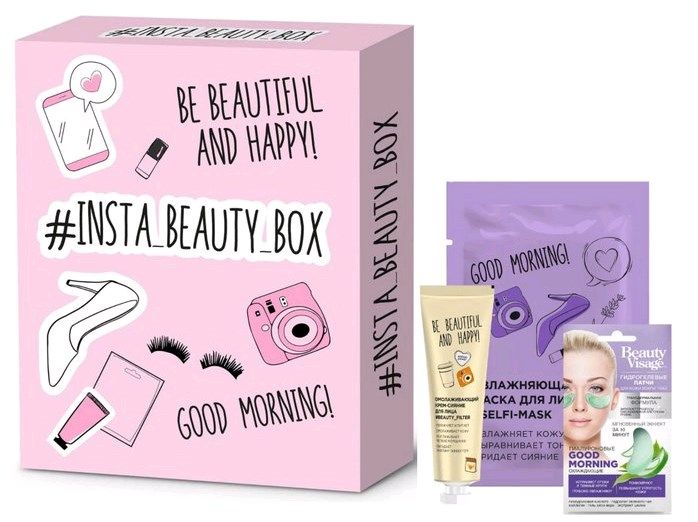 ПН/ЖЕН. FITO №45 #INSTA_BEAUTY_BOX (Маска д/лица 15мл + Крем д/лица 24мл + Патчи 7г/2шт)