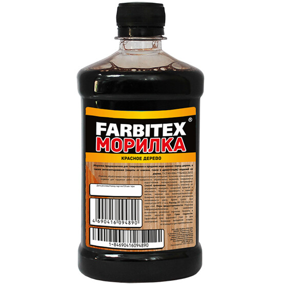 Морилка FARBITEX КРАСНОЕ ДЕРЕВО 0,5л. (20)