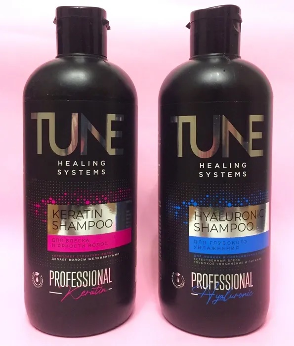 Шампунь Tune 500мл. Hyaluronic для глубокого увлажнения