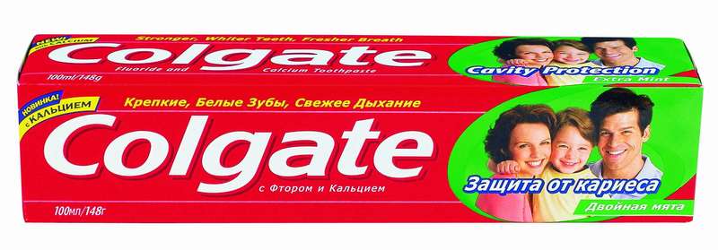 Зубн.паста Colgate 100мл. Защита от кариеса двойная мята (48)