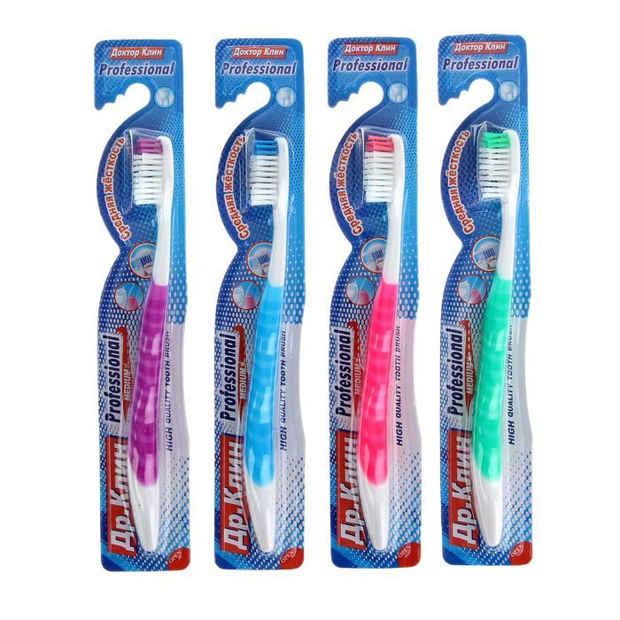 Зубная щетка Dr Clean Профессионал Медиум (уп.12)