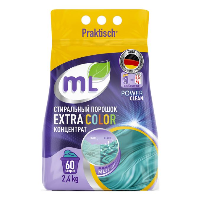 Стир.порошок Meine Liebe Extra Clean авт. 2,4кг Универсал
