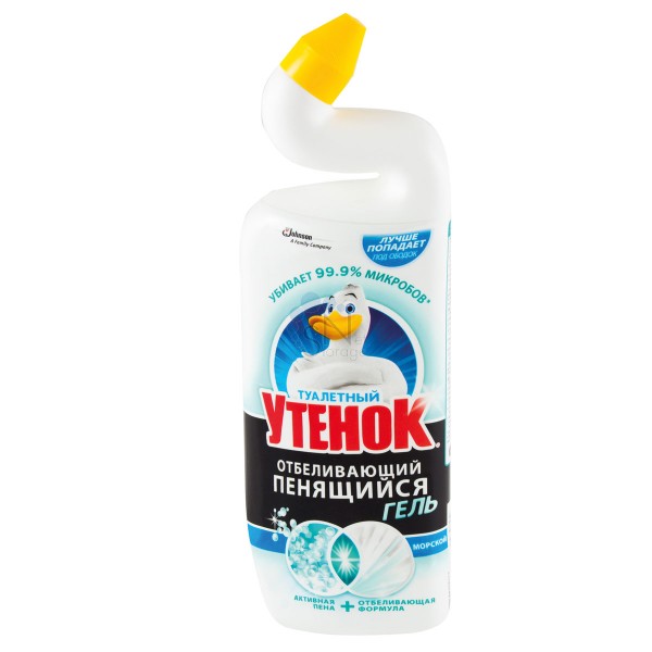 Ср-во Туалетный утенок 750мл. д/туалета Пенящийся гель Морской