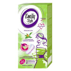 Прокладки Emily Style multiform deo ежедн. ультратонкие чайное дерево 20шт.